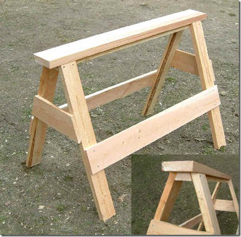 DIY Wood Sawhorses Download dresser furniture plans « clever59xcr